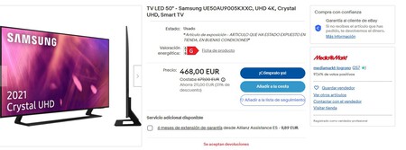 Tele Reacondicionada Crystal Samsung