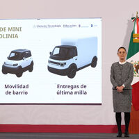 Ni en Suburban ni en metro: Sheinbaum quiere llegar al Mundial 2026 en Olinia, el auto eléctrico barato y mexicano que está desarrollando el gobierno