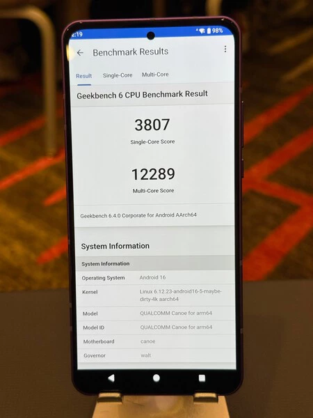 Benchmark Snapdragon