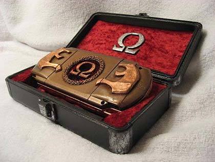 Una PSP modificada para parecerse a la armadura de Kratos se vende por 1.725 dólares en eBay