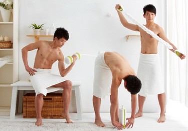 Elimina el estrés y ponte en forma haciendo ejercicio... ¿en el cuarto de baño?