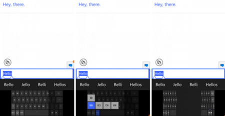 La última build de Windows 10 para móviles nos revela un nuevo teclado, más acciones rápidas y otras mejoras