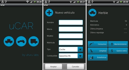 Mis coches, Carango y uCar: aplicaciones para gestionar los gastos de nuestro coche