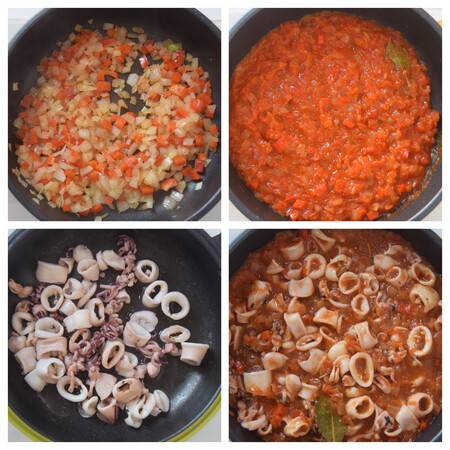Chipirones En Salsa De Tomate Paso A Paso