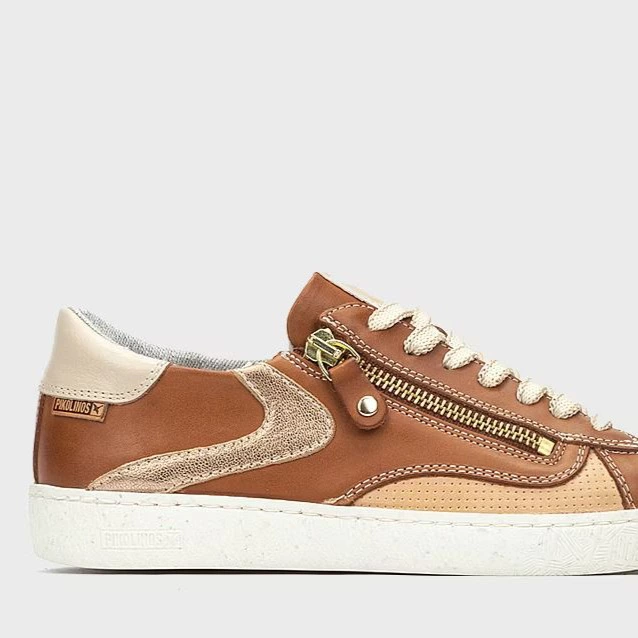 Zapatillas de mujer de piel con plantilla extraíble y acolchada Memory Foam

