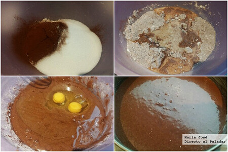 receta de bizcocho de chocolate paso a paso