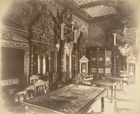 Library At Lakshmi Vilas Palace In Baroda 1895