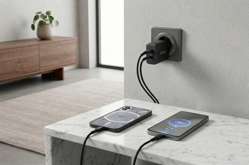 Lidl lanza el cargador perfecto para el móvil ahora que no vienen en la caja: menos de ocho euros y carga doble a 35W 