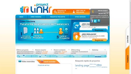 ProjectLinkr empleo para freelances