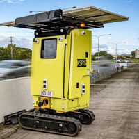 La DGT australiana ha reconvertido pequeñas excavadoras en radares robot, o lo que pillen. Y funcionan muy bien