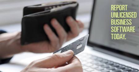 ¿Quieres pagar los préstamos de tu tarjeta? Reporta qué negocios usan software ilegal