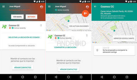 Contactos de confianza