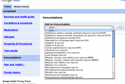 Google Health, primeras imágenes