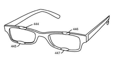 Patente sobre zonas de interacción en monturas de gafas