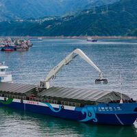 Una "roomba" para limpiar ríos: el barco que la presa de las Tres Gargantas ha puesto en marcha en China