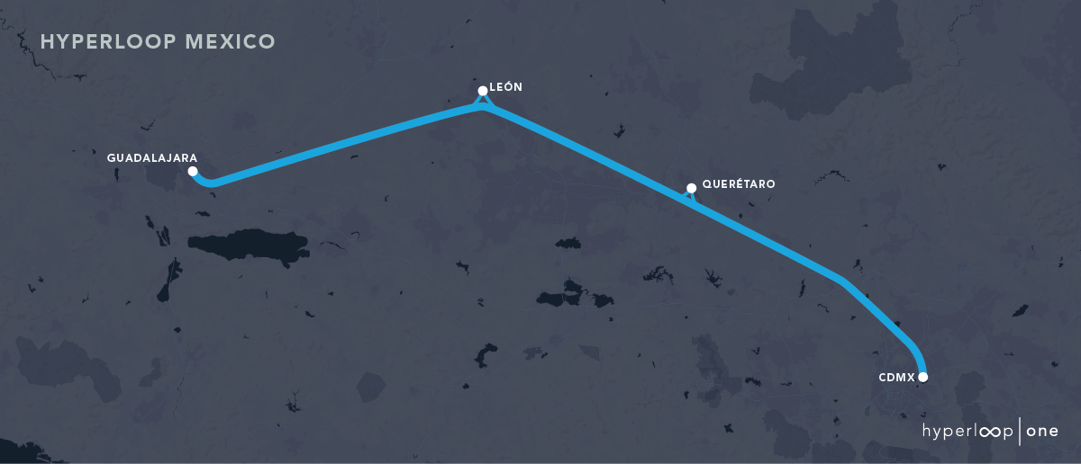 Mexloop, al estilo de Elon Musk, quiere conectar CDMX con Guadalajara en 40 minutos a más de 1,000 km/h