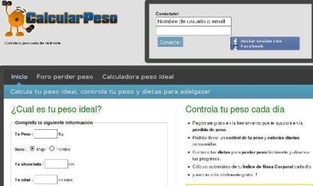 Controla tu peso con CalcularPeso.com
