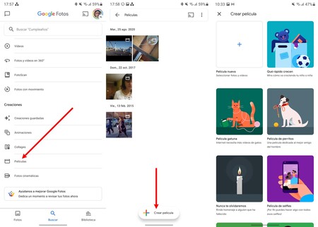 Google Fotos Vídeo Foto