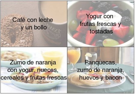Adivina adivinanza: ¿qué desayuno es más completo?