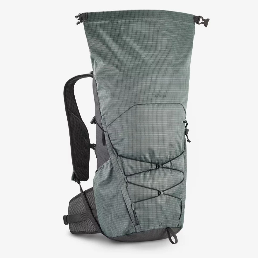 Mochila de montaña y trekking rolltop 22L Quechua MH500 Light