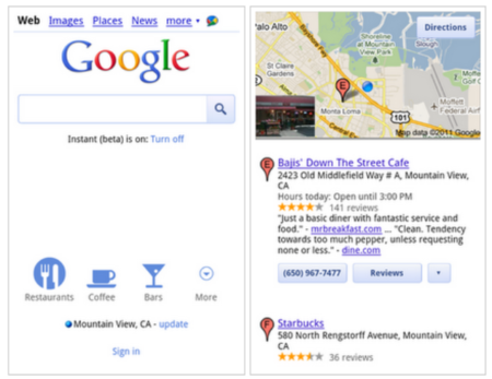 Google introduce novedades en las búsquedas móviles