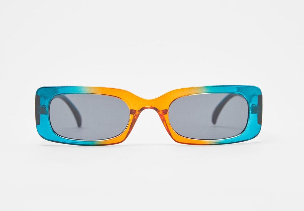 Gafas de montura bicolor
