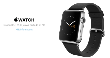 Confirmada la hora del lanzamiento del Apple Watch en España y México
