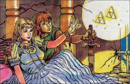 Artwork perdido de 'The Legend of Zelda'