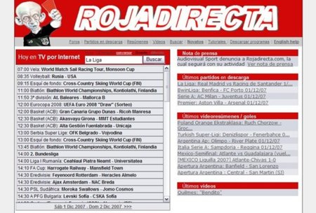 Roja Directa resiste como rojadirecta.es