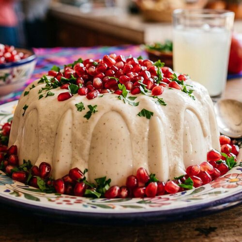 Cómo hacer una gelatina de nogada con leche evaporada y granada: lleva pocos ingredientes y es perfecta para la temporada 
