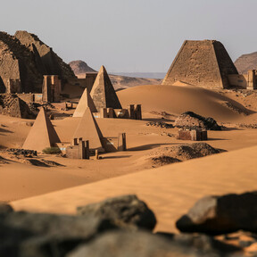 El país con más pirámides no es Egipto. Y su legado está siendo amenazado por el avance del desierto