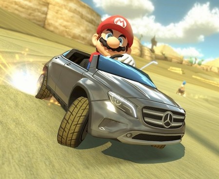 El fontanero bigotudo pasa del kart al Mercedes en el DLC gratuito de Mario Kart 8