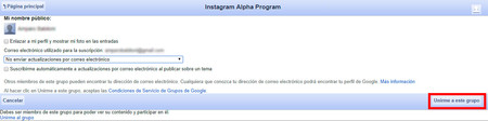 Instagram Alpha