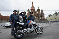 Chris Pfeifer en la plaza roja de Moscú