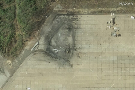Destroyed area