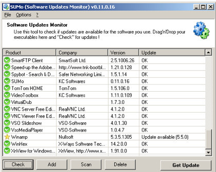 SuMo y ten todo tu software de Windows actualizado