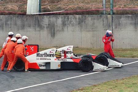 Senna Prost Suzuka F1 1989