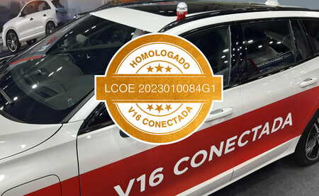 Luz V16 con geolocalización DGT