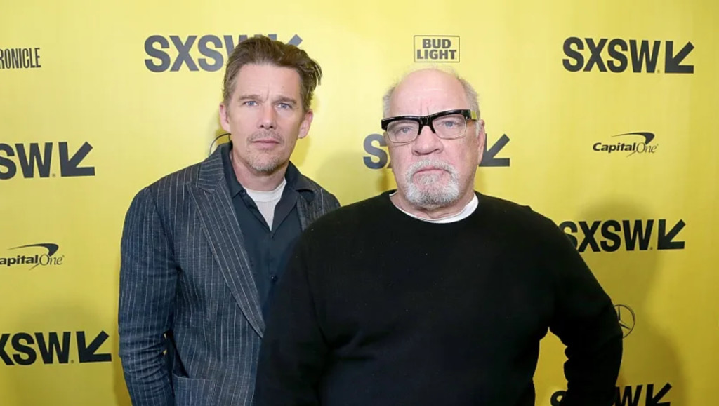 Paul Schrader and Ethan Hawke repeated after 'The reverend' in a western alongside Willem Dafoe