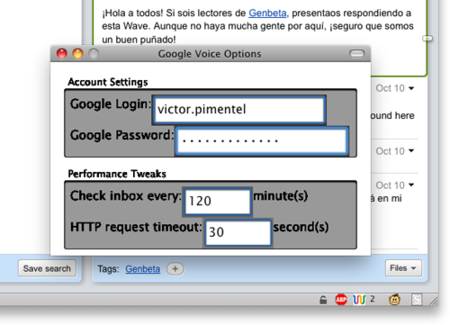 Primera extensión para Google Wave: notificador para Firefox