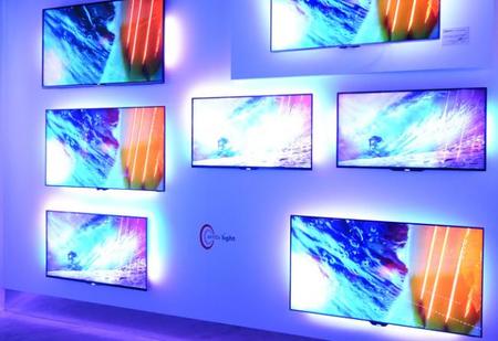 Philips desembarca en IFA con su artillería de teles curvas, UHD, con Android y mejoras en la tecnología Ambilight
