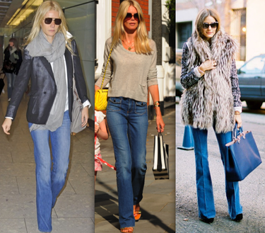 Las celebrities apuestan por los pantalones acampanados. ¿Y tú?