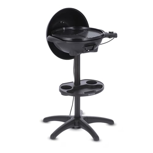 SEVERIN Barbacoa eléctrica de pie con tapa