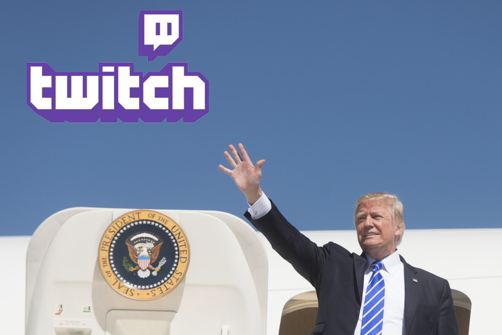 Twitch suspende temporalmente la cuenta de Donald Trump por 