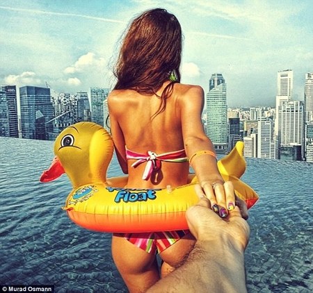 Murad Osmann: el fotógrafo que sigue a su novia "hasta el fin del mundo"