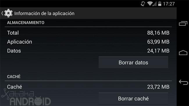 Cómo borrar los datos de la caché en Android para liberar espacio