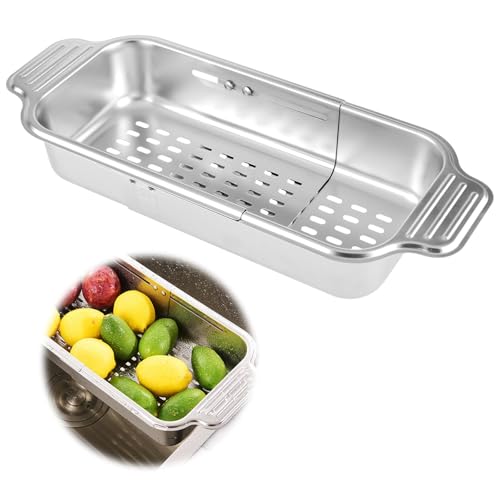 Colador extensible para colocar sobre el fregadero