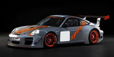 Romain Dumas con un Porsche 997 GT3-R en el Pikes Peak