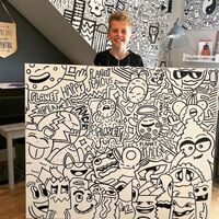 El niño de 13 años al que regañaban por pintar garabatos en el colegio ahora tiene contratos con Nike y Pixar: él es Joe Whale