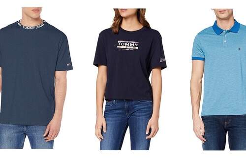 Chollos en tallas sueltas de camisetas y polos Tommy Hilfiger en oferta en Amazon